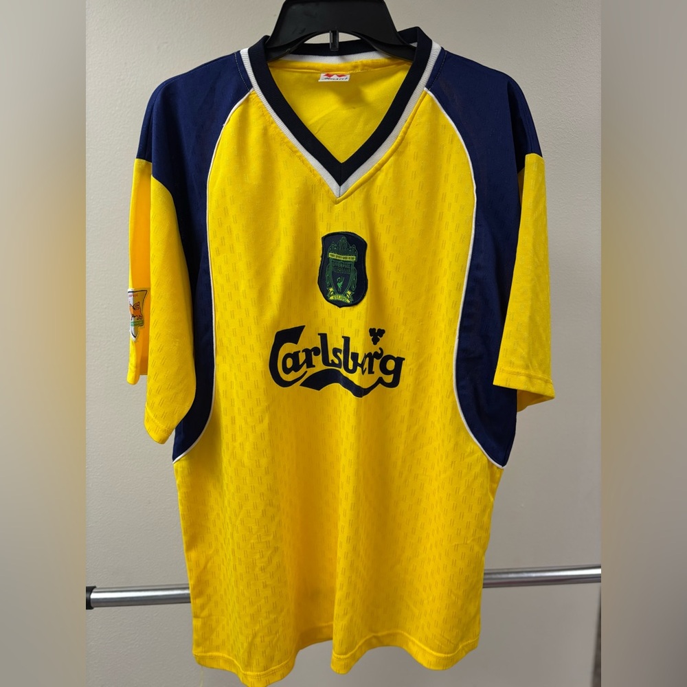 Liverpool Vintage Soccer/‎ Football Club Patch Jersey Men’s Size 2XLT